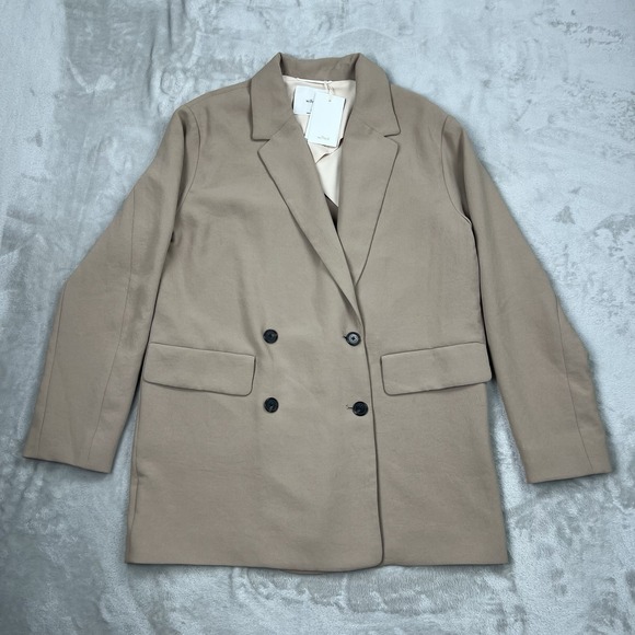 Wilfred Jackets & Blazers - Wilfred Generation Double-Breasted Blazer Nomad Taupe‎ Women's Large